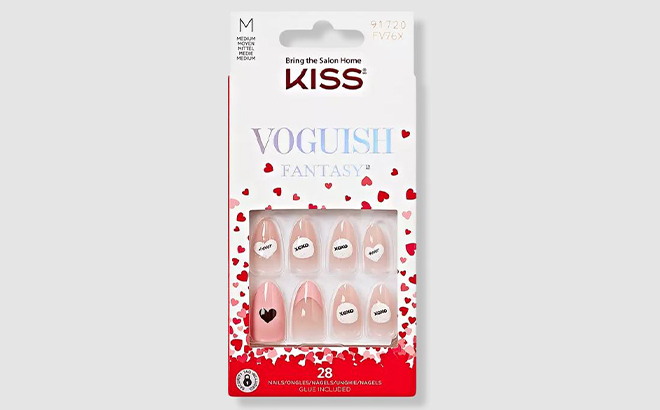 Kiss Voguish Fantasy Valentines Day Press On Nails