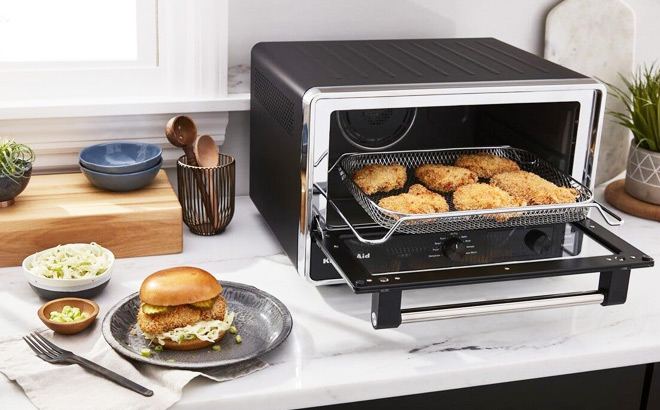 KitchenAid Digital Countertop Oven with Air Fry in Black Matte Color