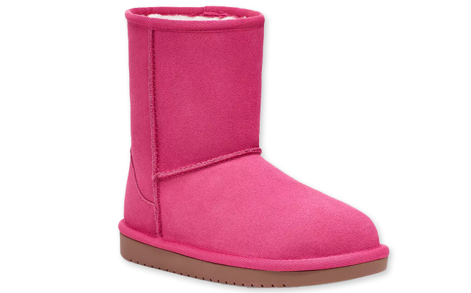 Koolaburra by UGG Koola Toddler Girls Short Winter Boot on a White Background Koolaburra by UGG Koola Toddler Girls Short Winter Boot on a White Background