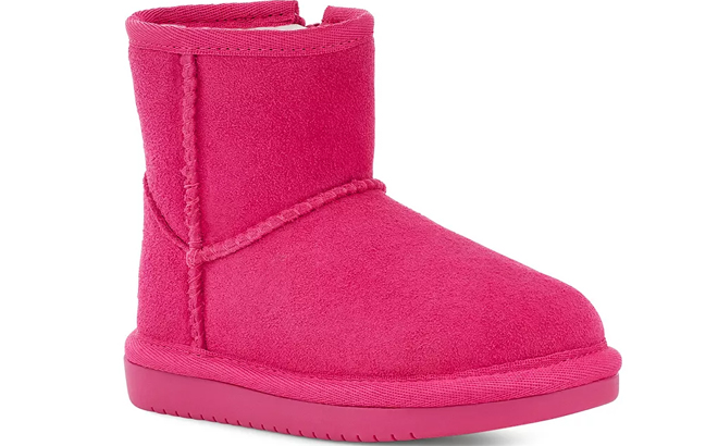 Koolaburra by UGG Koola Toddler Girls Suede Winter Boots in Hot Pink