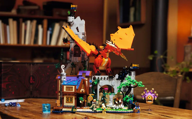 LEGO Dungeons Dragons Red Dragons Tale Building Set