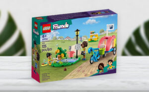 LEGO Friends Dog Rescue Bike Building Set on the Table