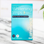 Lumineux Teeth Whitening Strips 7 Treatments on a Counter