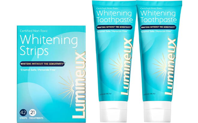 Lumineux Whitening Duo 21 Whitening Treatments 2 Pack Whitening Toothpaste Set Lumineux Whitening Duo 21 Whitening Treatments 2 Pack Whitening Toothpaste Set