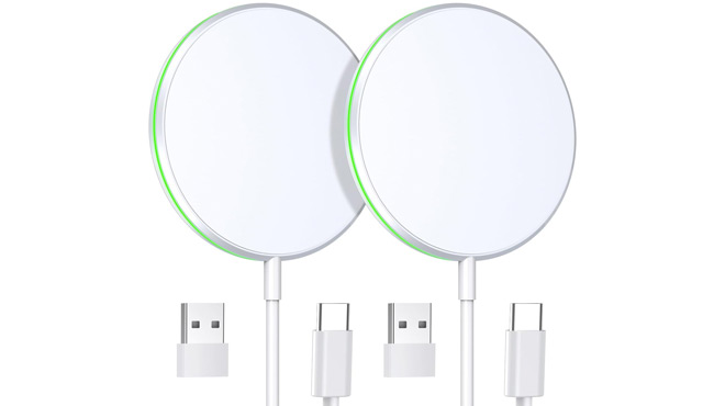 Magnetic Wireless Charger 2 Pack