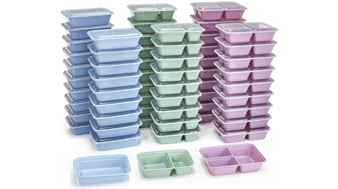 Mainstays Meal Prep Containers 120 Pieces