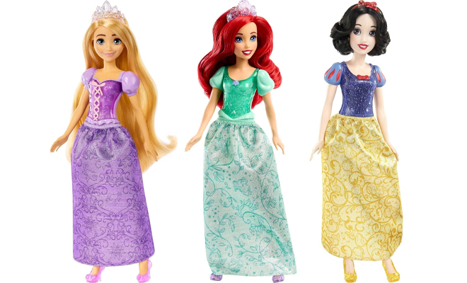 Mattel Disney Princess Ariel Rapunzel and Snow White