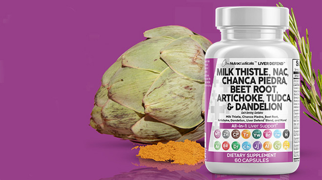Milk Thistle NAC Beet root and more supplements in 1