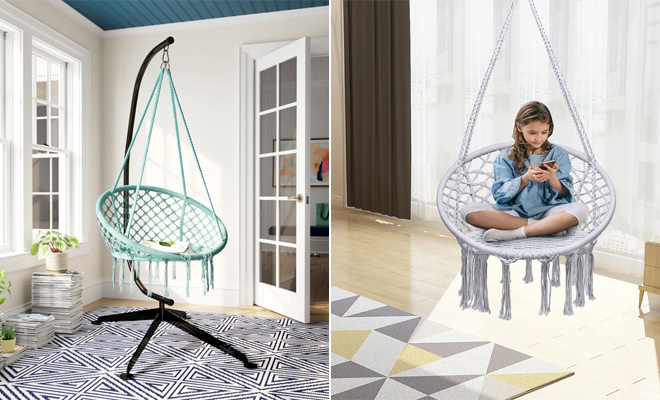 Mistana Jaylin Porch Swing in Two Colors Mistana Jaylin Porch Swing in Two Colors