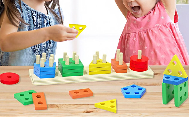 Montessori Wooden Sensory Learning Toy