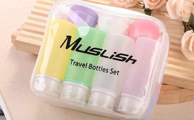 Muslish Silicone Travel Bottle 21 Pack
