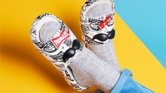 NEW Pringles x Crocs Slides