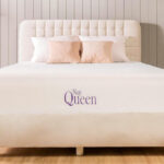 NapQueen 6 Inch Cooling Gel Twin Size Medium Firm Memory Foam Mattress on the Bed