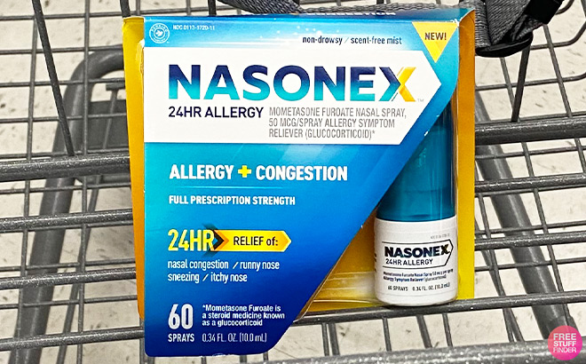 Nasonex Allergy Spray in the Cart