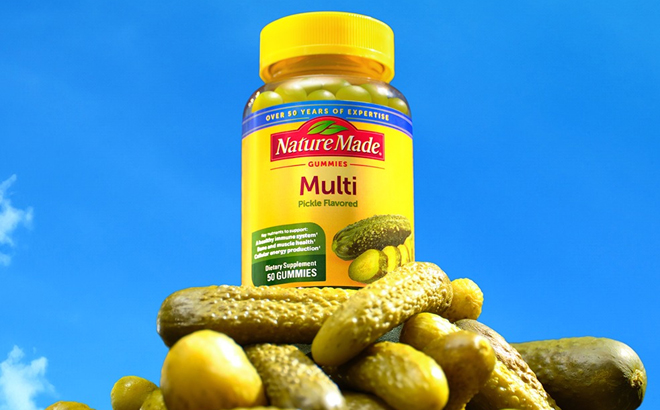 Nature Made Multivitamin Gummies in Pickle Flavor