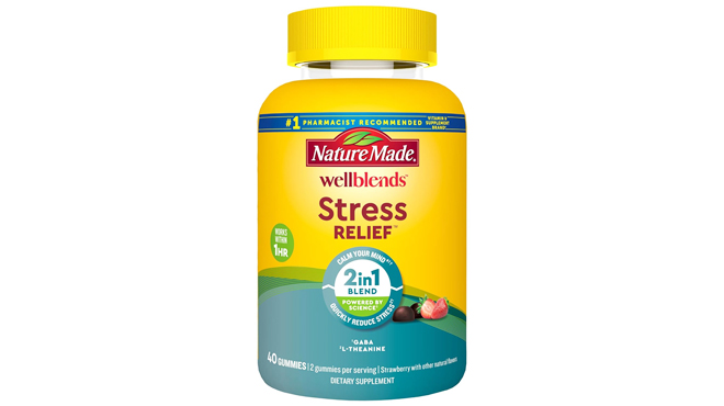 Nature Made Wellblends Stress Relief Gummies 40 Count