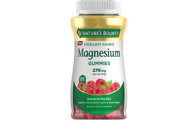 Natures Bounty Magnesium Gummies 90 Count