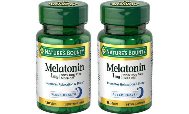 Natures Bounty Melatonin 100 Drug Free Sleep Aid