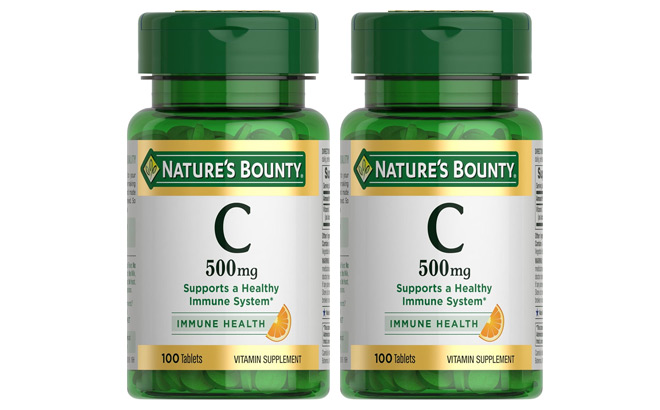 Natures Bounty Vitamin C Tablets 2 Pack