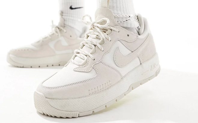 Nike Air Force 1 Wild unisex sneakers in beige