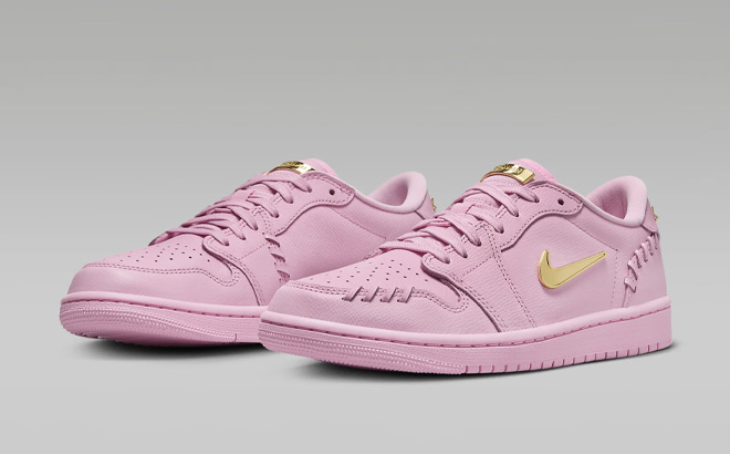 Nike Air Jordan 1 Low Method of Make Womens Shoes in Pink Color