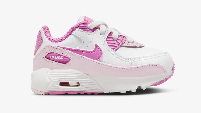 Nike Air Max 90 Baby Toddler Shoes in Pink Colorway