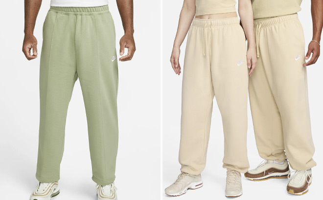 Nike Club Fleece Mens Cropped Pants and Womens Sweatpants
