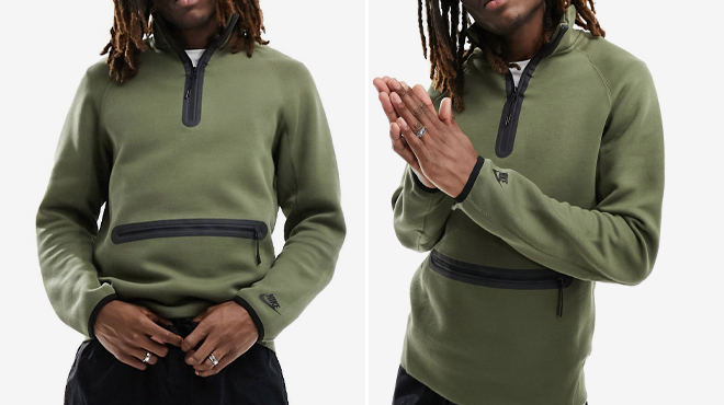 Nike Mens Tech Fleece Half Zip Sweatshirt