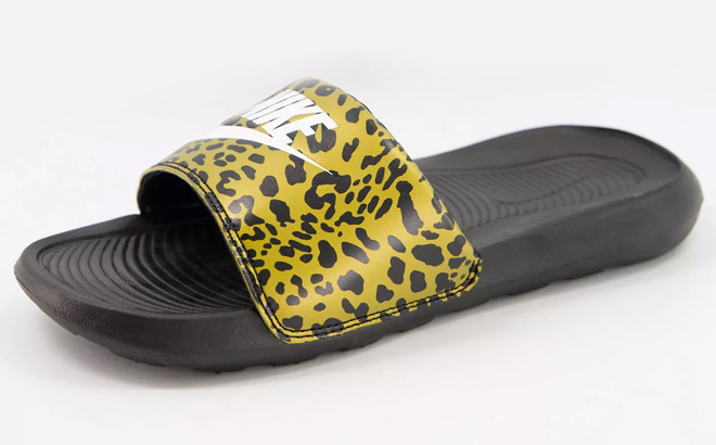 Nike Victori One Leopard Print Slides