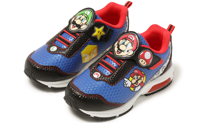 Nintendo Super Mario Light Up Kids Sneakers