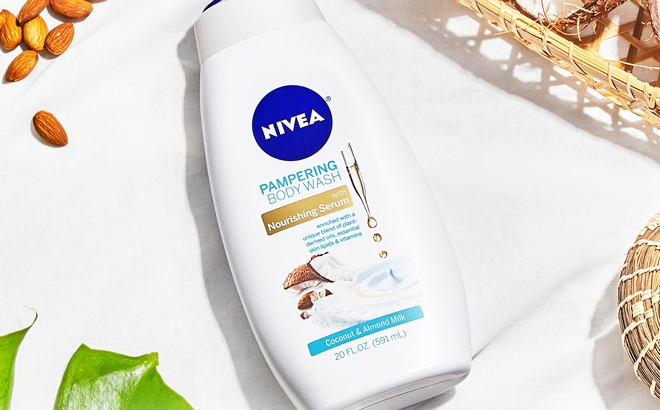 Nivea Body Wash with Nourishing Serum Coconut and Almond Milk