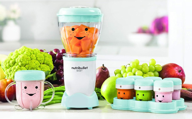 NutriBullet Baby Complete Food Making System on the Table