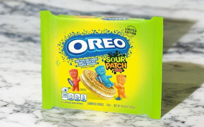 Oreo Sour Patch Kids Sandwiches