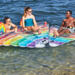 Ozark Trail Inflatable Unisex 3 Piece Rainbow Multi Color Lake Float