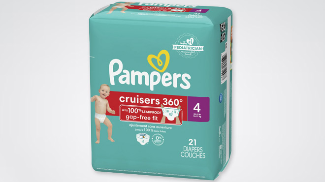 Pampers Cruisers 360 Diapers 21 Count