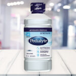 Pedialyte Electrolyte Solution Hydration Drink on the Table