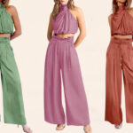 People Wearing Nollsom Two Piece Lounge Sets in Three Colors