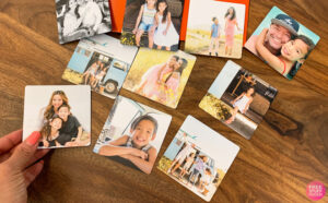 Photo Magnets on a Table