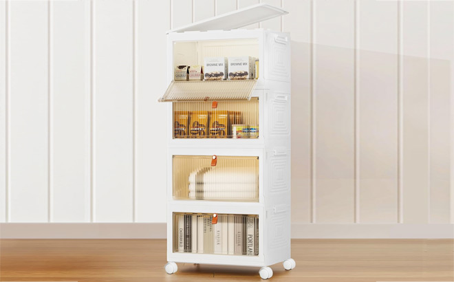 Plastic Storage Bins Organizer