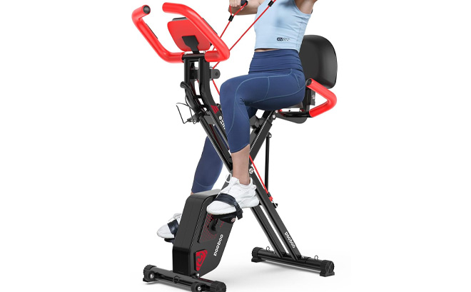 Pooboo Folding Exercise Bike Pooboo Folding Exercise Bike