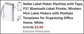 Portable Label Maker Checkout