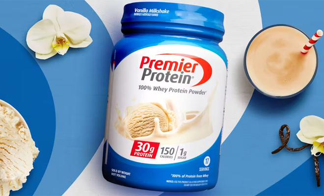 Premier Protein Powder in the Flavor Vanilla Milkshake