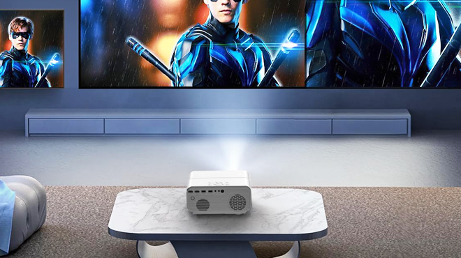 Projector with WiFi and Bluetooth
