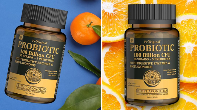 Proriginal 60 Count Organic Probiotic Capsules