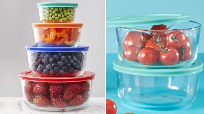 Pyrex Simply Store Glass Food Storage Containers in Various Sizes