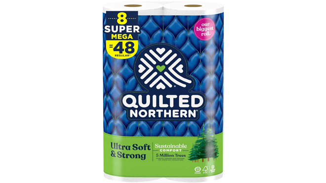 Quilted Northern Toilet Paper Super Mega Rolls 8 Pack
