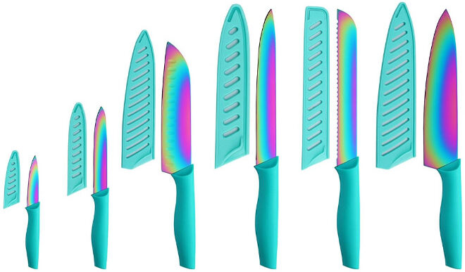 Rainbow Knife Set