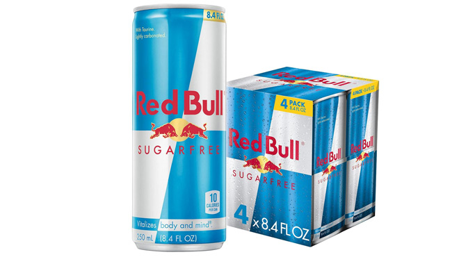 Red Bull Sugar Free Energy Drinks 4 ct