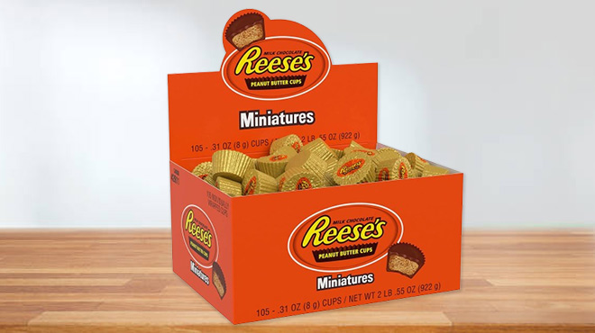 Reese's 105-Count Miniatures Milk Chocolate Peanut Butter Cups