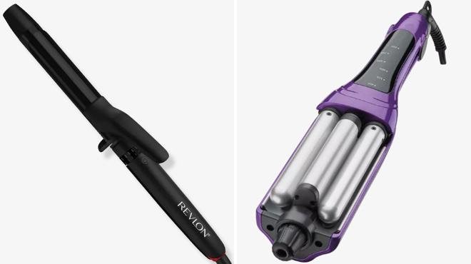 Revlon Curling Iron and Bed Head Ceramic Hair Waver